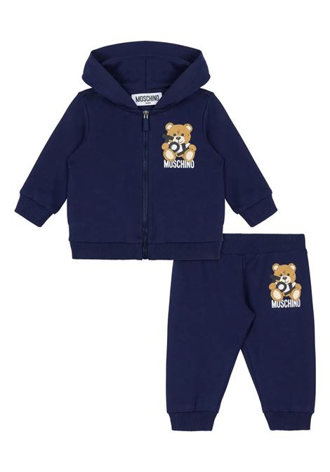 Completo Sportivo Teddy Bear Blu MOSCHINO KIDS | MMK04RLCA1940016
